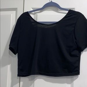 Black Crop Top